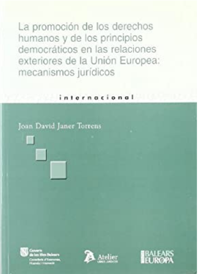 Imagen de portada del libro La promoción de los derechos humanos y de los principios democráticos en las relaciones exteriores de la Unión Europea