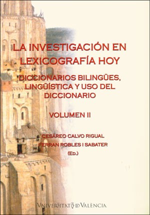 Imagen de portada del libro La investigación en lexicografía hoy (volumen II)