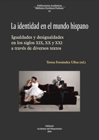 Imagen de portada del libro La identidad en el mundo hispano