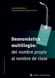 Imagen de portada del libro Deonomástica multilingüe