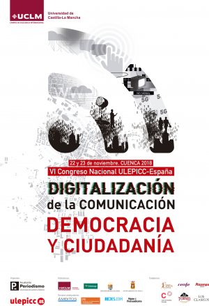 Imagen de portada del libro Digitalización de la comunicación, democracia y ciudadania