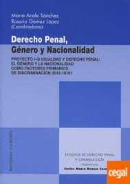 Imagen de portada del libro Derecho penal, género y nacionalidad
