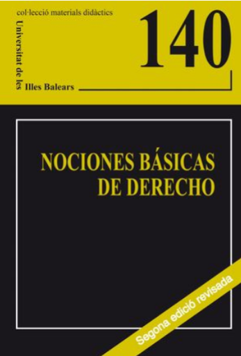 Imagen de portada del libro Nociones básicas de derecho