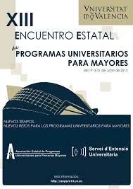 Imagen de portada del libro XIII Encuentro Estatal de Programas Universitarios para Mayores, 2013