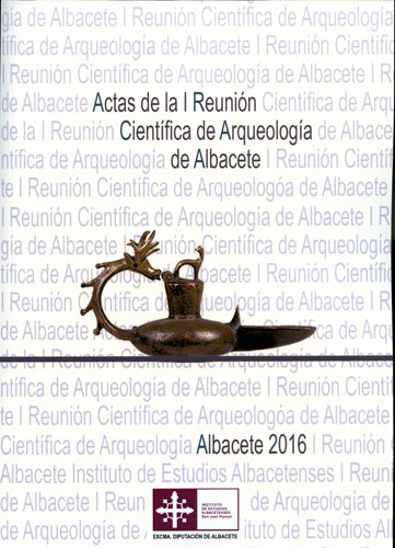 Imagen de portada del libro Actas de la I Reunión Científica de Arqueología de Albacete