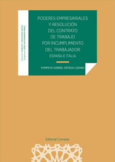 Imagen de portada del libro Poderes empresariales y resolución del contrato de trabajo por incumplimiento del trabajador