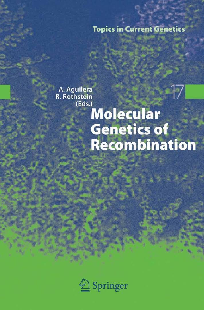Imagen de portada del libro Molecular genetics of recombination