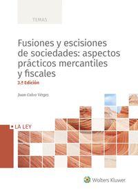 Imagen de portada del libro Fusiones y escisiones de sociedades