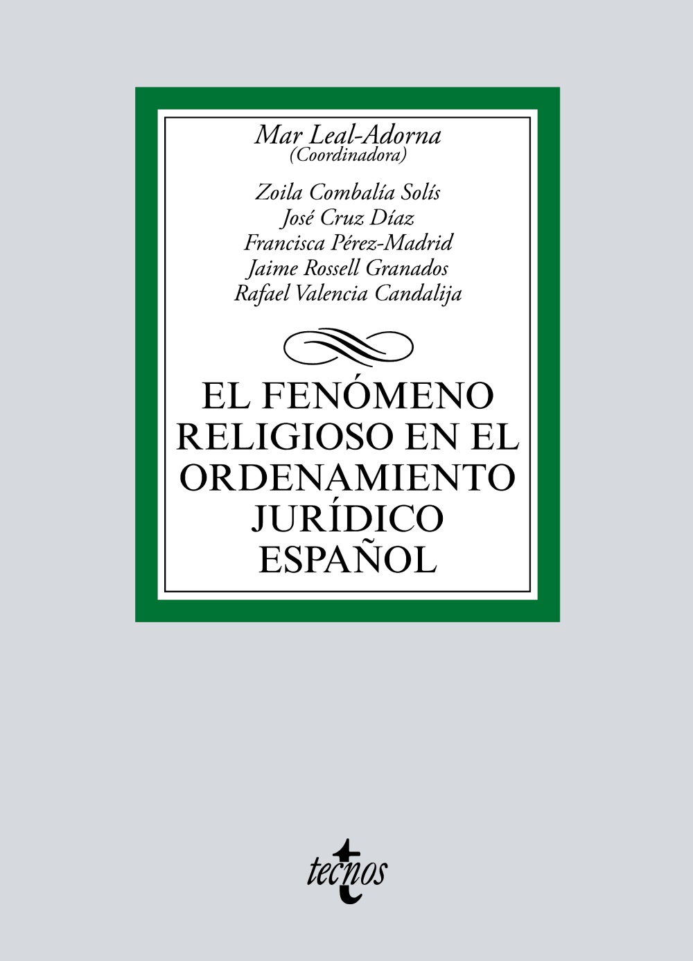 Imagen de portada del libro El fenómeno religioso en el ordenamiento jurídico español