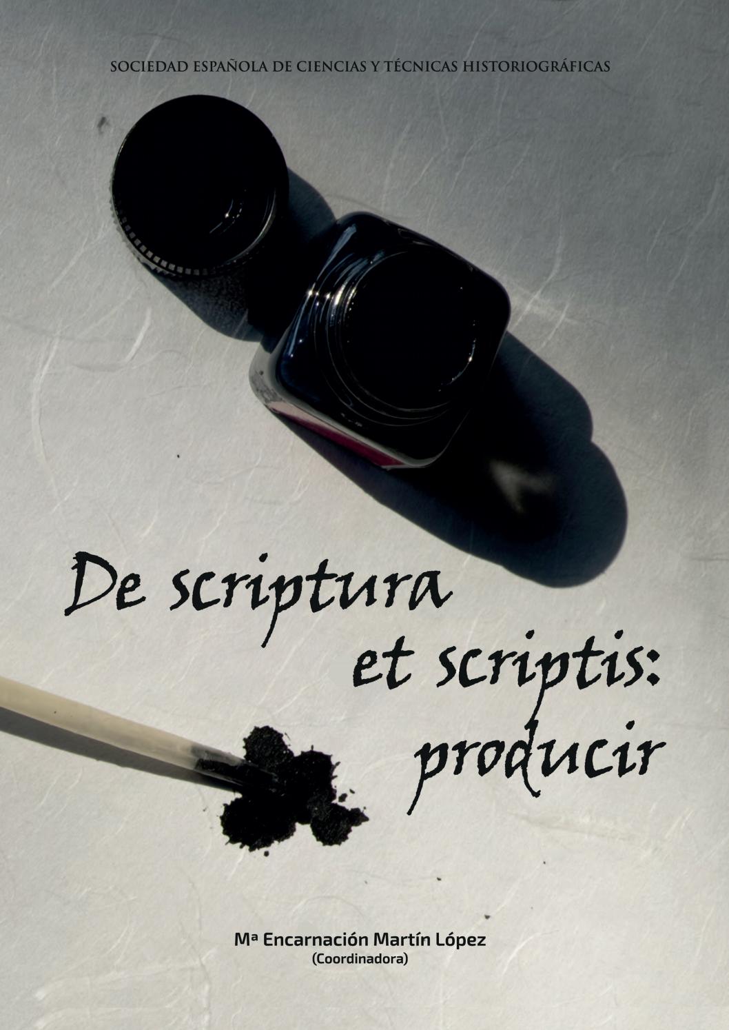 Imagen de portada del libro De scriptura et scriptis