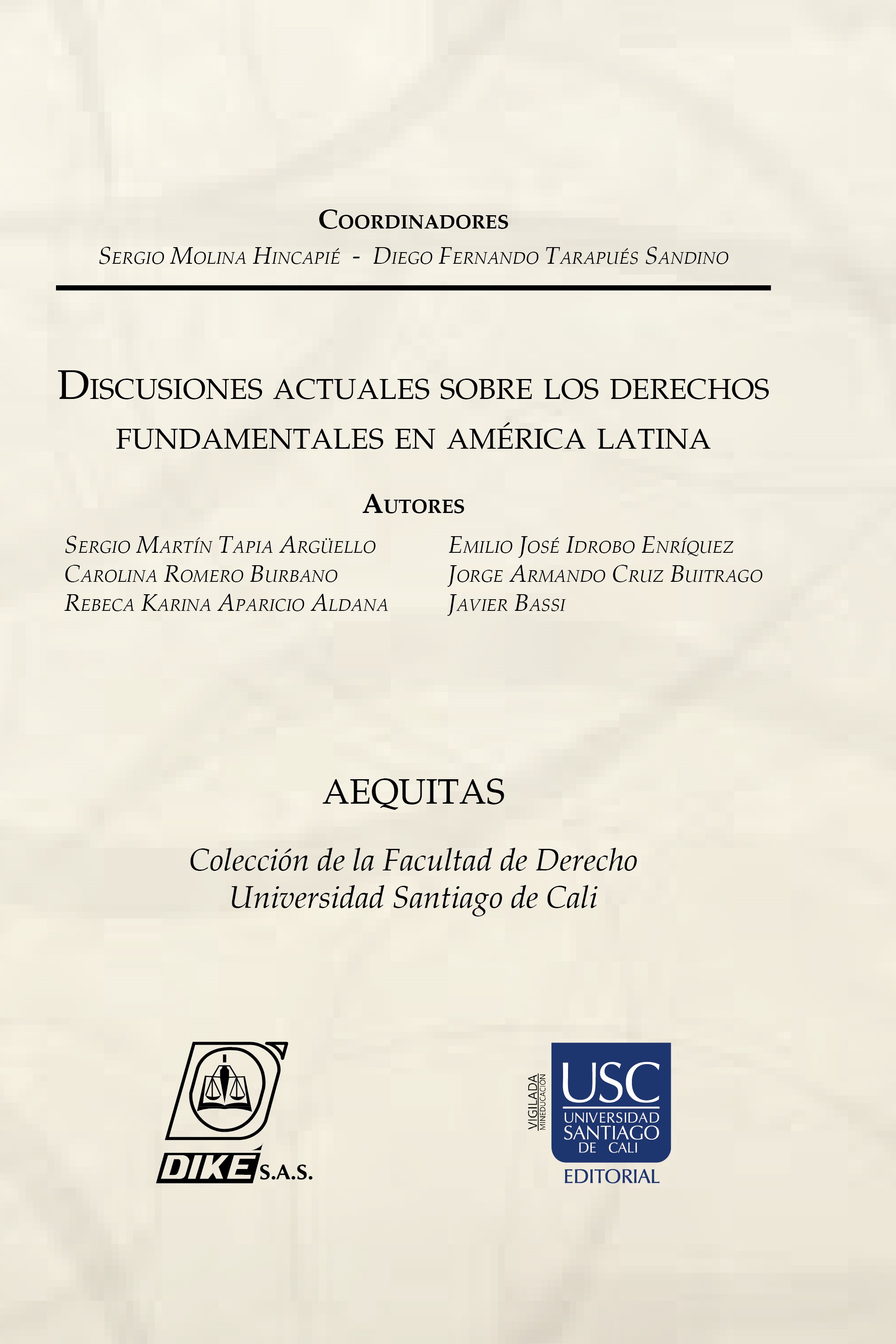 Imagen de portada del libro Discusiones actuales sobre los derechos fundamentales de América Latina