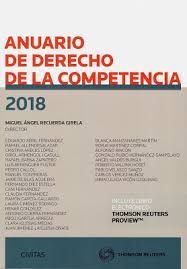 Imagen de portada del libro Anuario de derecho de la competencia 2018