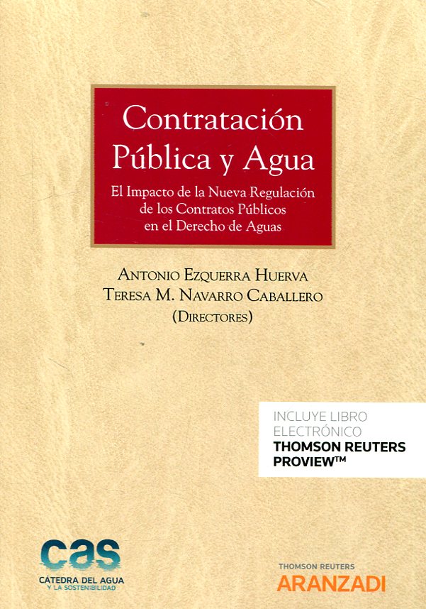 Imagen de portada del libro Contratación pública y agua