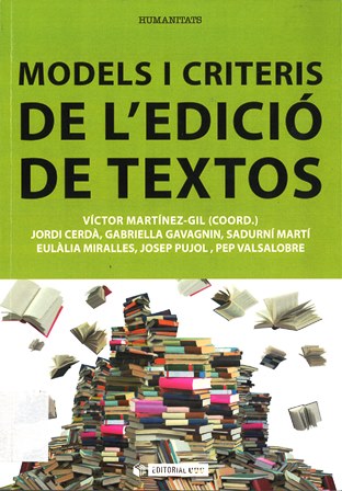 Imagen de portada del libro Models i criteris de l'edició de textos