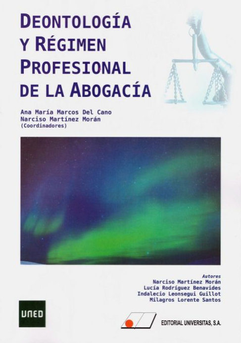 Imagen de portada del libro Deontología y régimen profesional de la abogacía