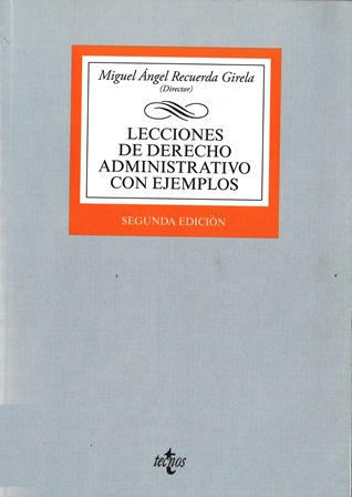 Imagen de portada del libro Lecciones de derecho administrativo con ejemplos