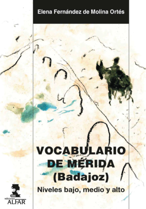 Imagen de portada del libro Vocabulario de Mérida (Badajoz)