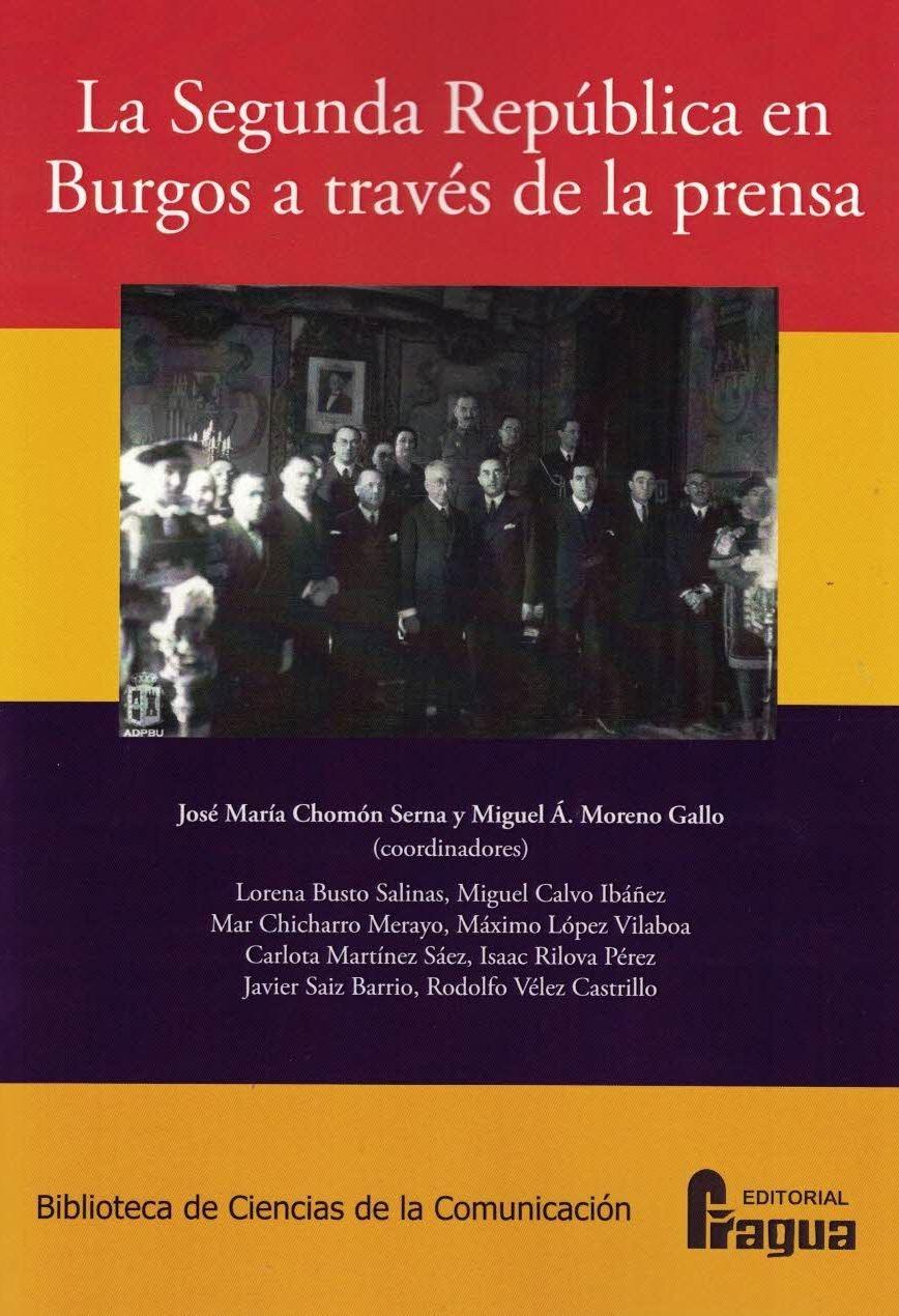 Imagen de portada del libro La segunda República en Burgos a través de la prensa