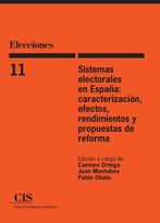 Imagen de portada del libro Sistemas electorales en España