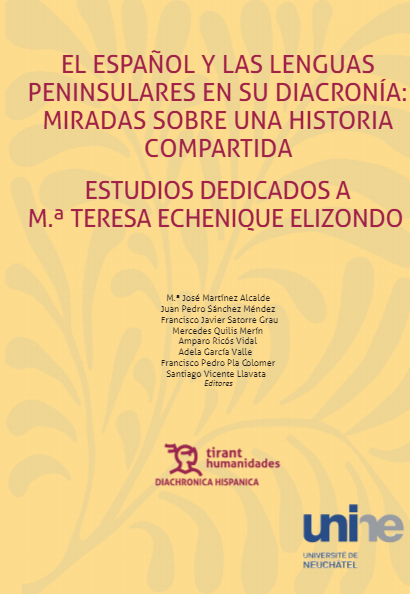 Imagen de portada del libro El español y las lenguas peninsulares en su diacronía