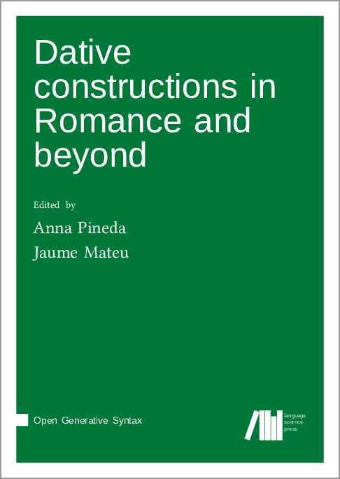 Imagen de portada del libro Dative constructions in Romance and beyond