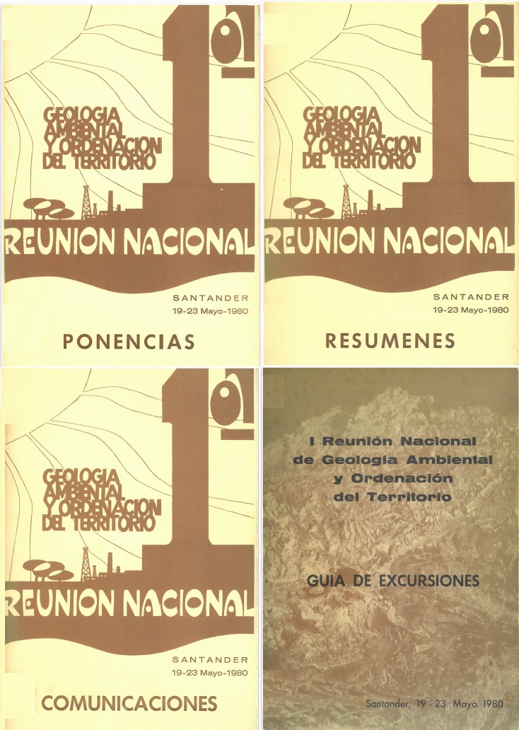 Imagen de portada del libro 1ª Reunión nacional de geología ambiental y ordenación del territorio