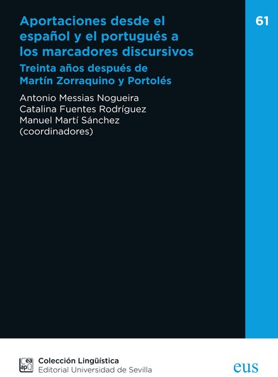 Imagen de portada del libro Aportaciones desde el español y el portugués a los marcadores discursivos