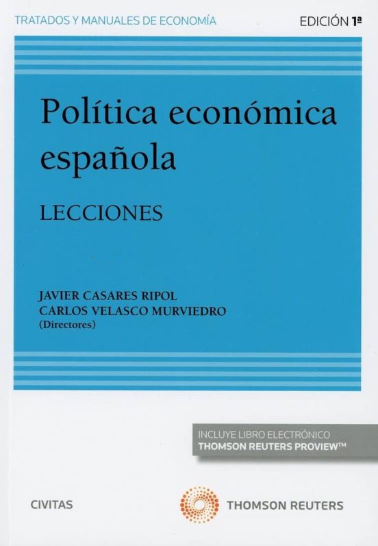 Imagen de portada del libro Política económica española