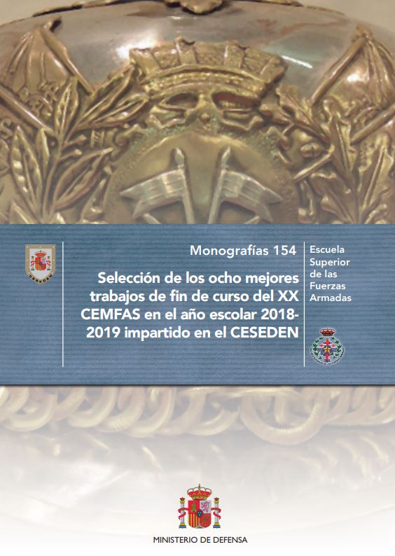 Imagen de portada del libro Selección de los ocho mejores trabajos de fin de curso del XX CEMFAS en el año escolar 2018- 2019 impartido en el CESEDEN