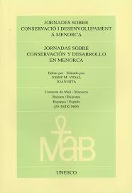 Imagen de portada del libro Jornades sobre conservació i desenvolupament a Menorca