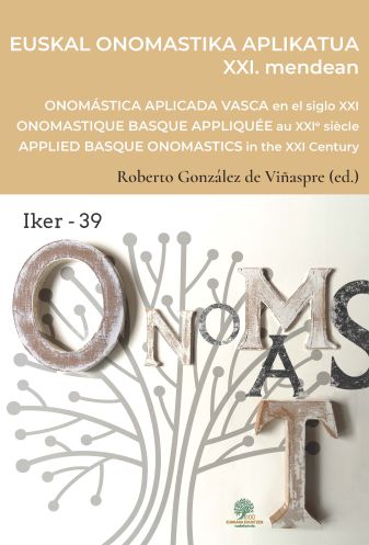Imagen de portada del libro Euskal onomastika aplikatua XXI. mendean