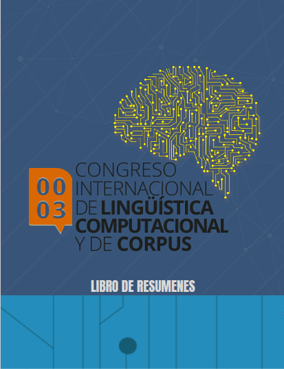 Imagen de portada del libro Actas III Congreso Internacional de Lingüística Computacional y de Corpus - CILCC 2020 y V Workshop en Procesamiento Automatizado de Textos y Corpus - WoPATeC 2020. Universidad de Antioquia, Medellín, 21-23 octubre de 2020.
