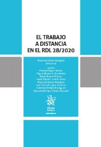 Imagen de portada del libro El trabajo a distancia en el RDL 28/2020