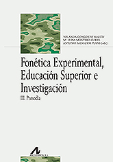 Imagen de portada del libro Fonética experimental, educación superior e investigación