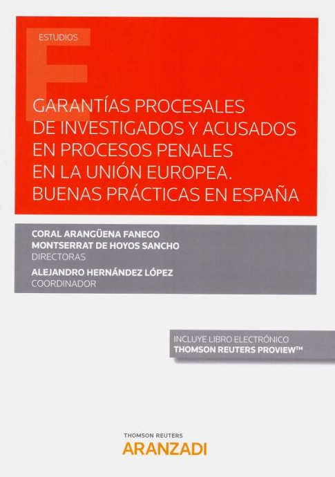 Imagen de portada del libro Garantías procesales de investigados y acusados en procesos penales en la Unión Europea