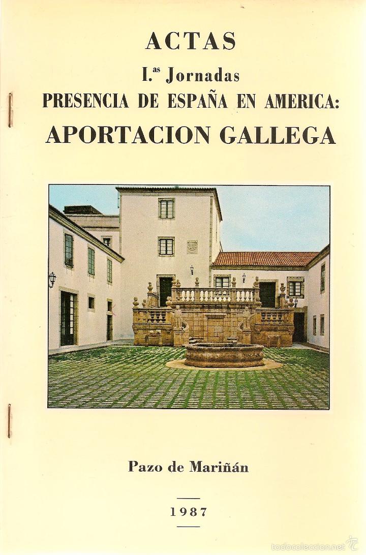 Imagen de portada del libro Actas: 1ª Jornadas Presencia de España en América