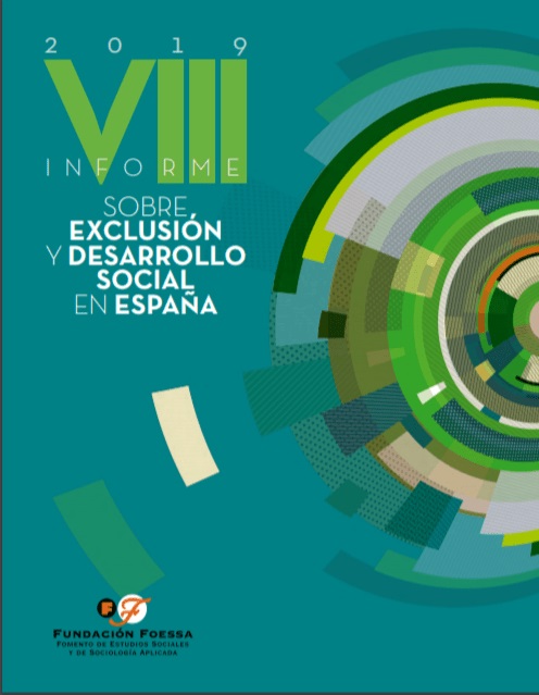 Imagen de portada del libro VIII Informe sobre exclusión y desarrollo social en España, 2019