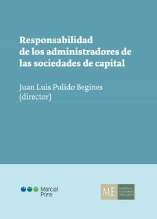 Imagen de portada del libro Responsabilidad de los administradores de las sociedades de capital