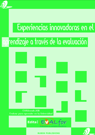 Imagen de portada del libro Experiencias innovadoras en el aprendizaje a través de la evaluación. EVALtrends 2011