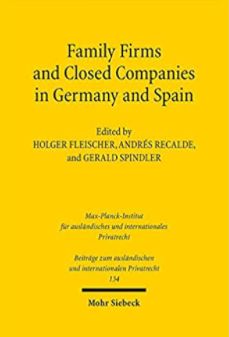 Imagen de portada del libro Family Firms and Closed Companies in Germany and Spain