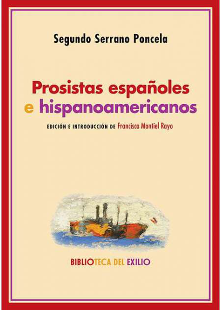 Imagen de portada del libro Prosistas españoles e hispanoamericanos