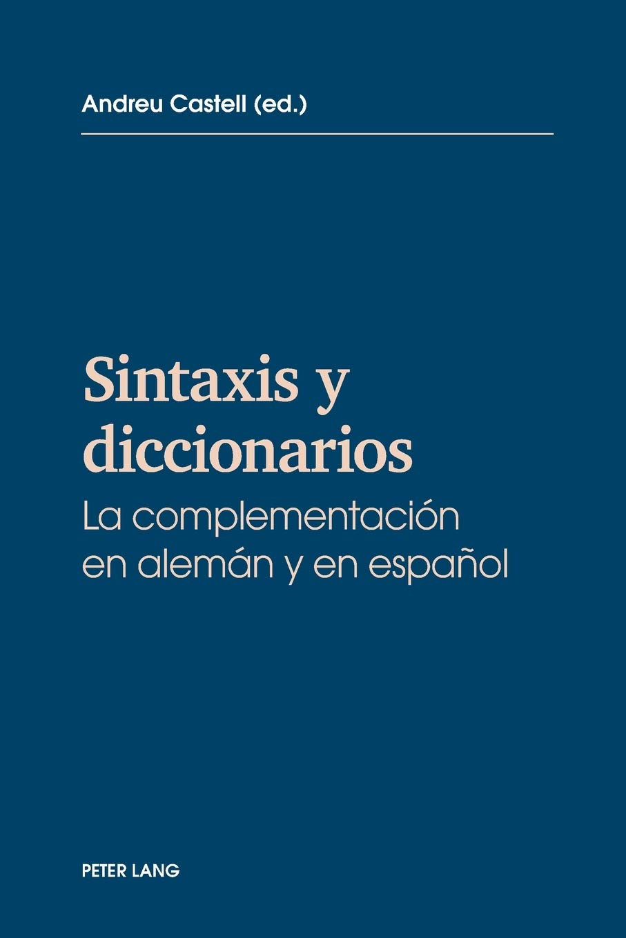 Imagen de portada del libro Sintaxis y diccionarios