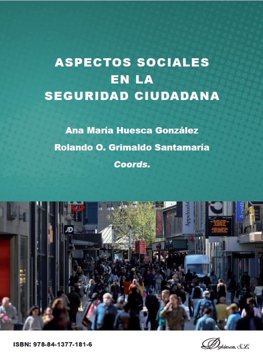 Imagen de portada del libro Aspectos sociales en la seguridad ciudadana