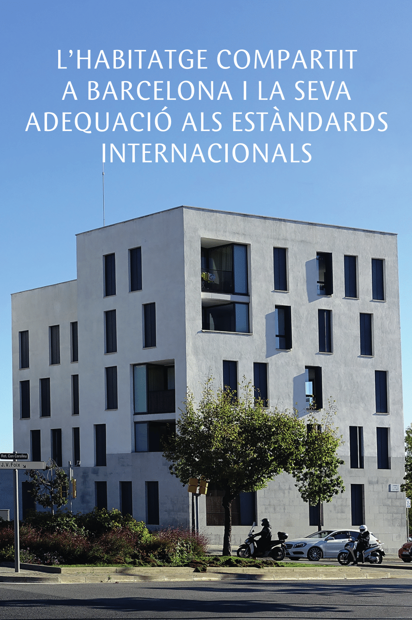 Imagen de portada del libro L’Habitatge compartit a Barcelona i la seva adequació als estàndards internacionals