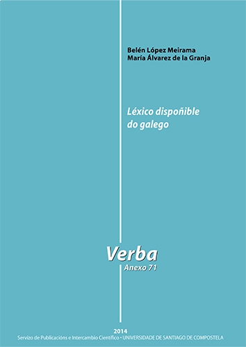 Imagen de portada del libro Léxico dispoñible do galego