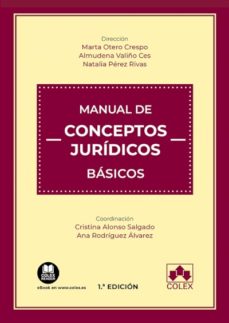 Imagen de portada del libro Manual de conceptos jurídicos básicos