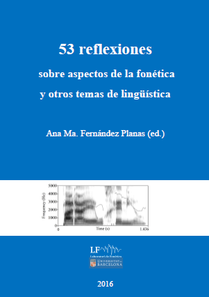 Imagen de portada del libro 53 reflexiones sobre aspectos de la fonética y otros temas de lingüística