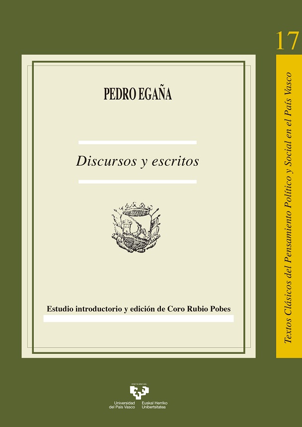 Imagen de portada del libro Pedro Egaña, discursos y escritos