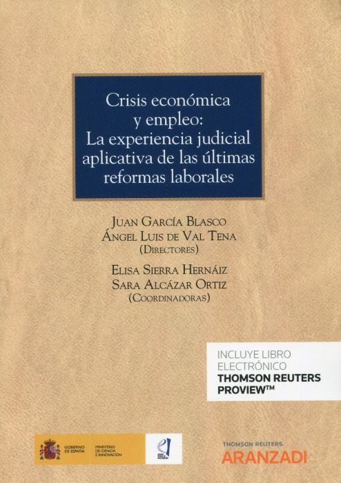 Imagen de portada del libro Crisis económica y empleo