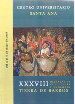 Imagen de portada del libro XXXVIII Jornadas de Viticultura y Enología de Tierra de Barros